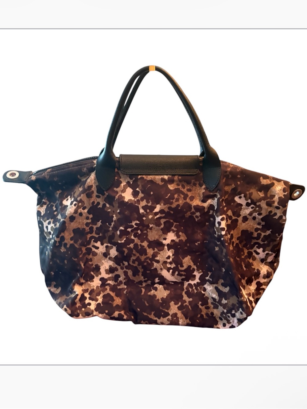 Longchamp Camo Nylon Medium Le Pliage Tote - Picture 2 of 13
